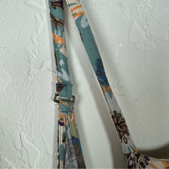 Free People Dress Mini‎ Jump and Jive Floral Printed Button Down Plunge Neckline - Picture 3 of 11